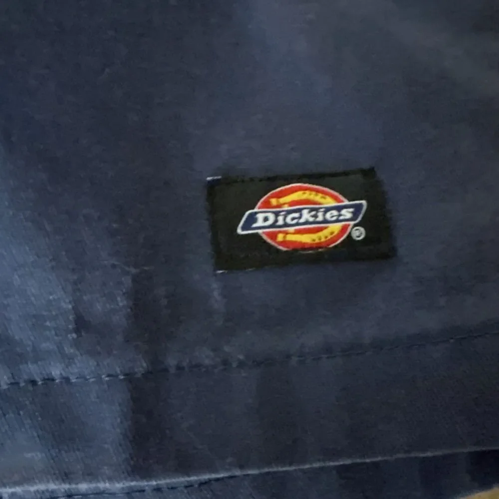 Rare Vintage Dickies Elite Metal Clasp Work Shorts Dark Blue Sz 40X12 Very Clean